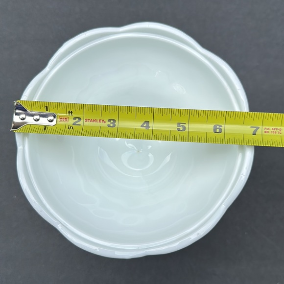 Vintage Colony Harvest Milk Glass Lidded Compote - Picture 8 of 8